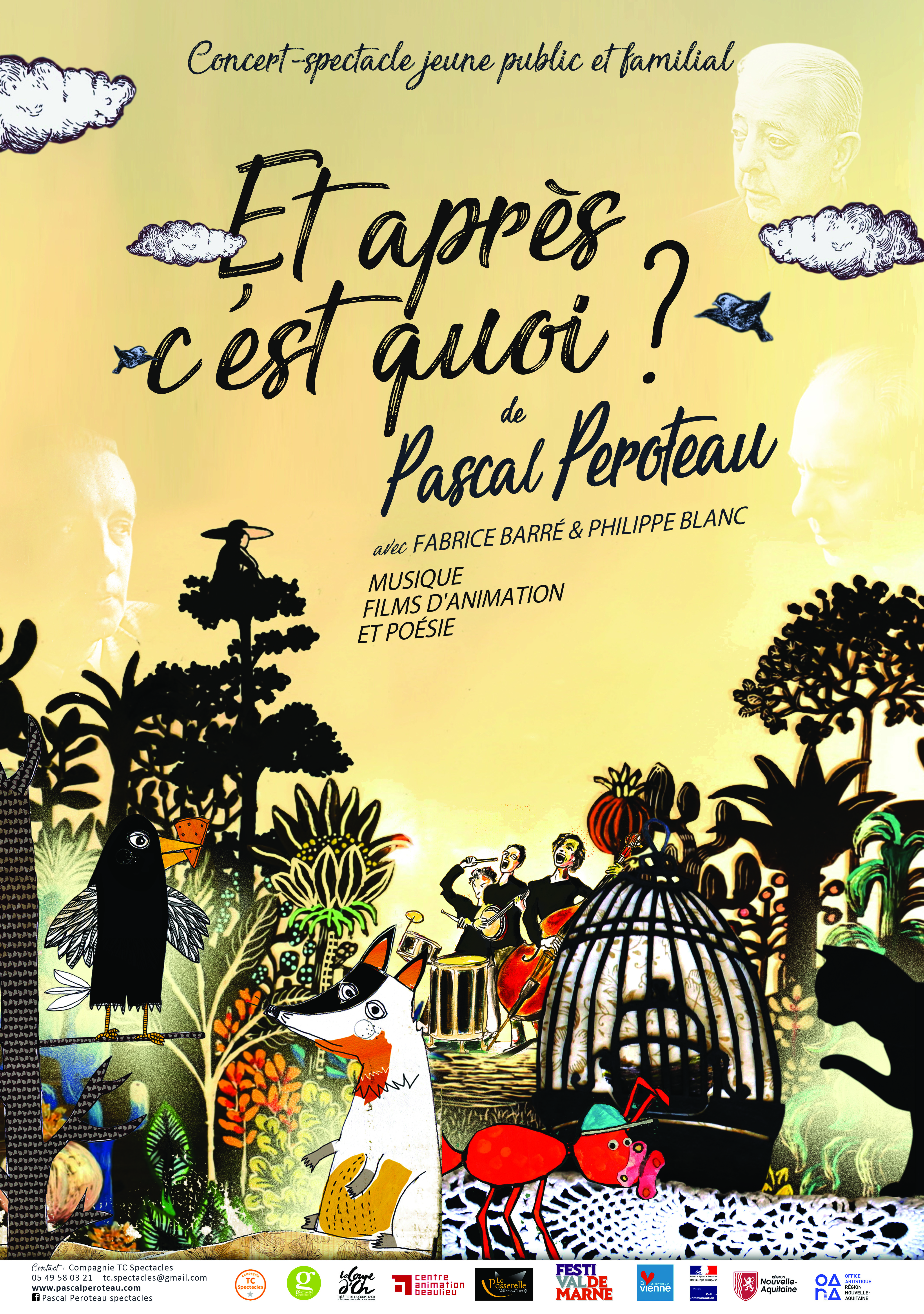 Affiche 35x50 Et apres c quoi Pascal Peroteau copie