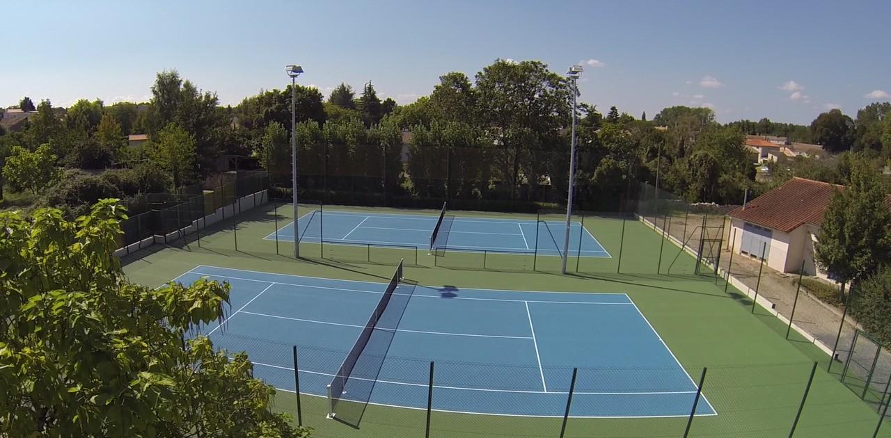Courts de tennis