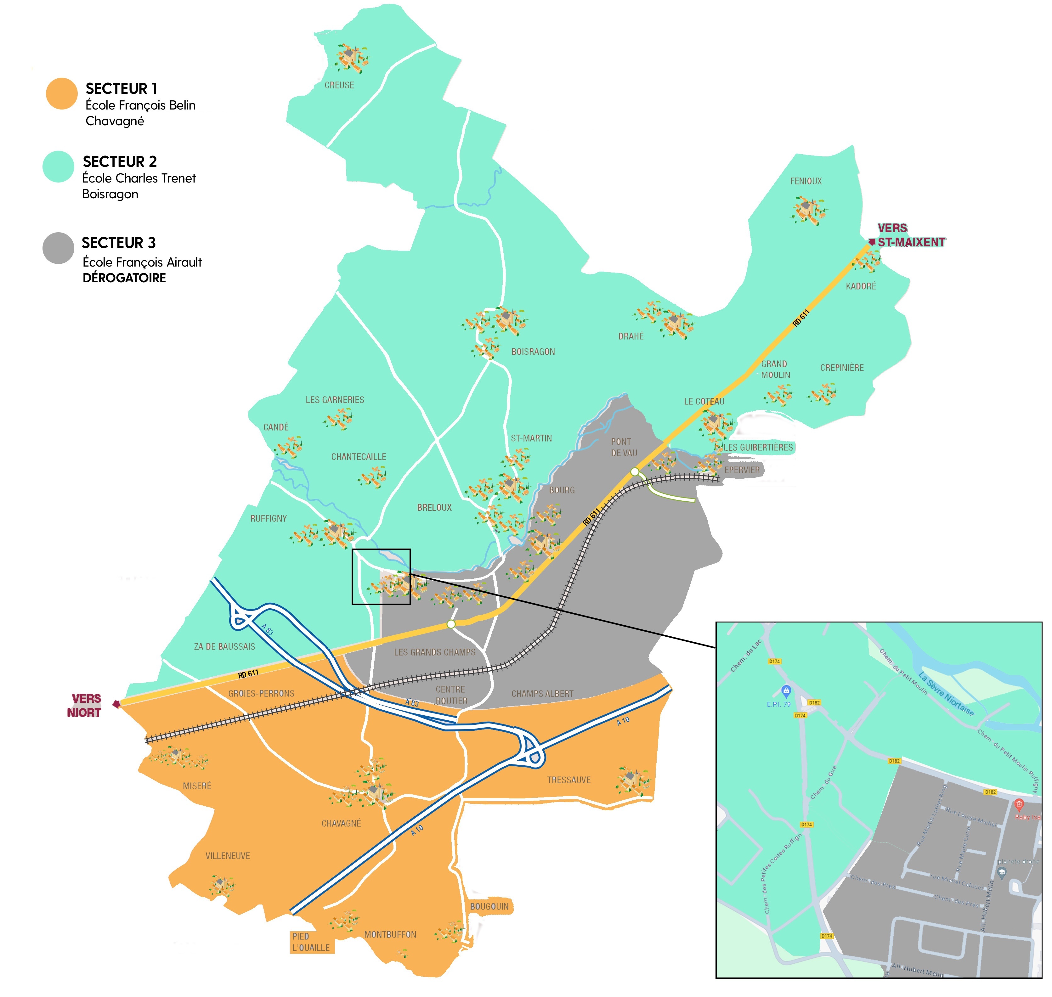 sectorisation scolaire 2021